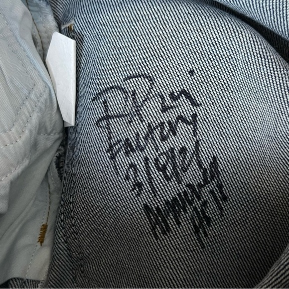 NWT‎ RE/DONE 90s High Waist Dark Wash Denim Straight Leg Ankle Cropped Jeans 26 - Picture 14 of 14